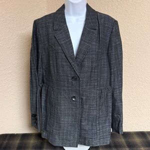 4/$15 J. Jill Women's Gray Plaid Blazer